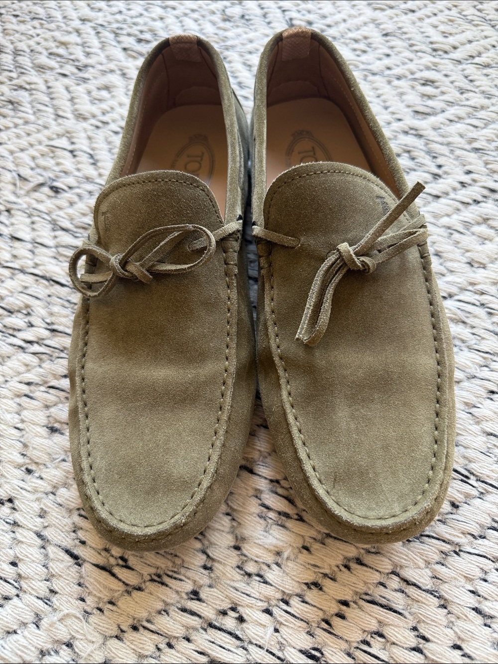 NWT Tod's Gommino Loafers in Suede